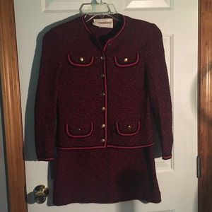 VINTAGE CASTLEBERRY NY KNIT SUIT